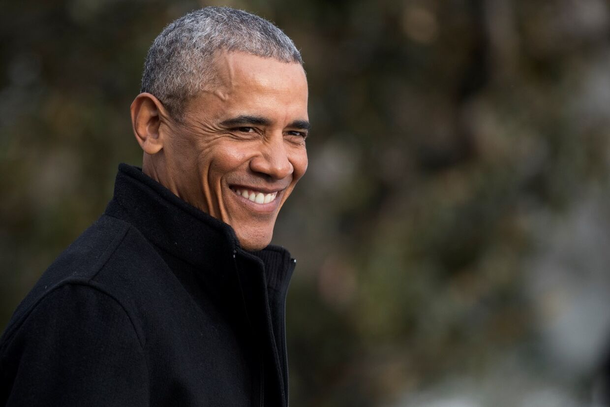 Barack Obama de saída da Casa Branca