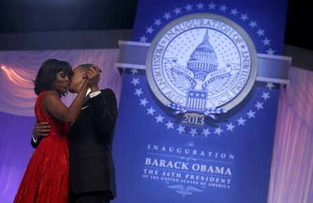 Michelle e Barack Obama: as imagens de um romance