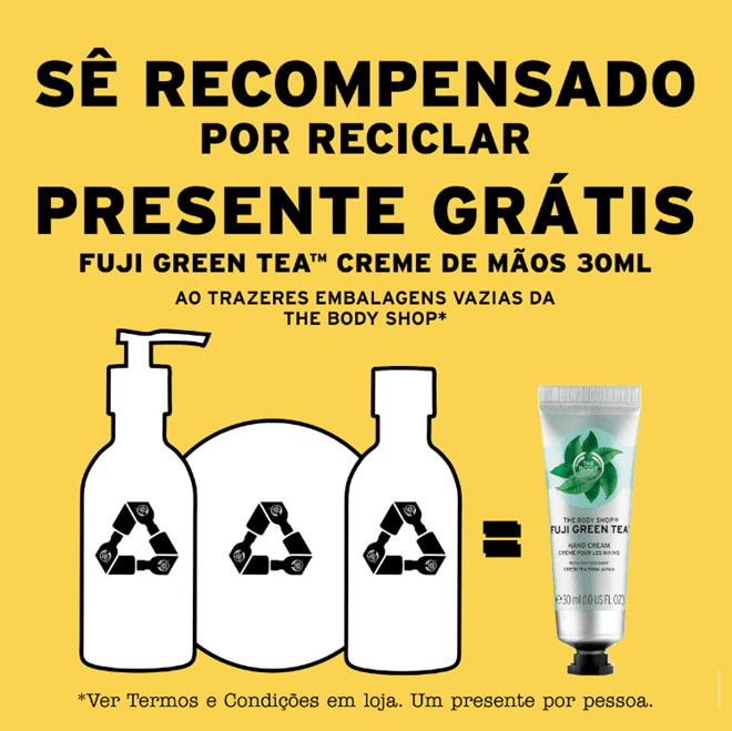 Um creme de mãos grátis para quem recicla Beleza Máxima