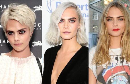 A evolução do cabelo de Cara Delevingne