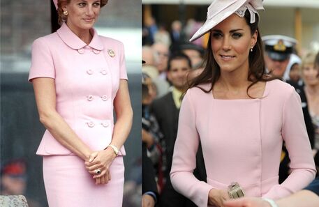 Diana e Kate: duas princesas, o mesmo estilo