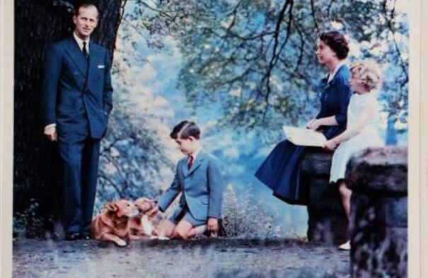 Postais de Natal da Família Real 