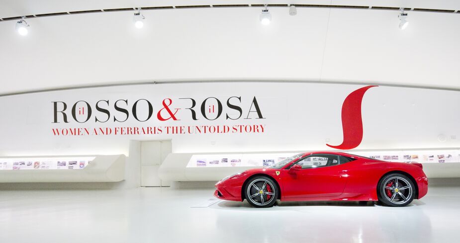 Vermelho e Rosa: uma exposição sobre a Ferrari e as mulheres