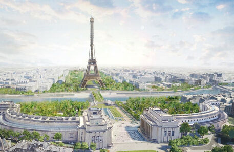 A Torre Eiffel vai ter o “maior jardim de Paris”