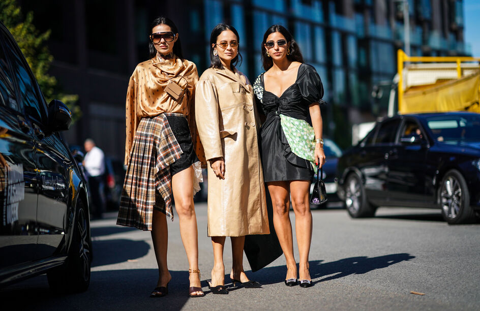 O streetstyle da semana de moda de Londres