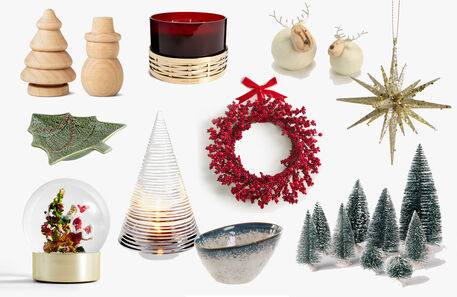 Objetos de decoração para entrar no espírito natalício