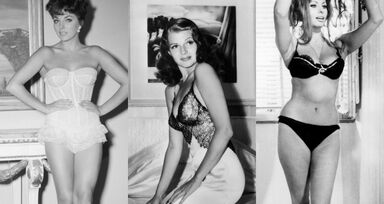 Os ícones de Hollywood em lingerie