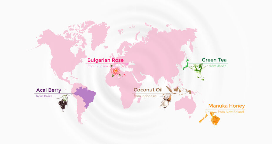 Cosmética do mundo: máscaras de rosto dos quatro continentes
