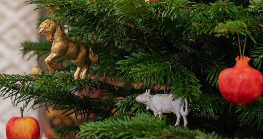 A reconstrução inédita da primeira árvore de Natal portuguesa