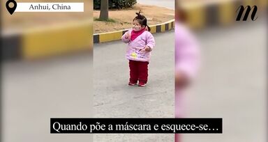 Em plena epidemia do coronavírus, um vídeo ternurento