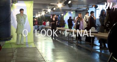 O look final do desfile de Constança Entrudo