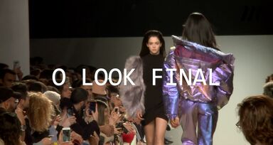 O look final do desfile de Gonçalo Peixoto