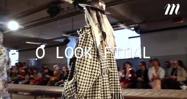 O look final do desfile de João Magalhães