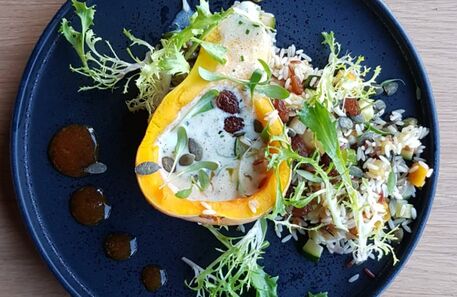 Um prato de arroz selvagem que é uma viagem à Ericeira