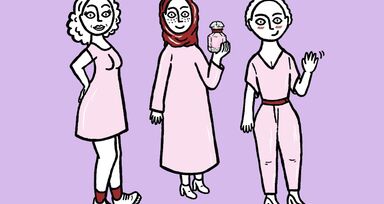 Clara Não ilustra as novas fragâncias Mon Guerlain 