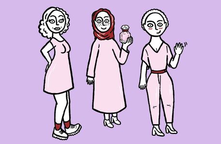 Clara Não ilustra as novas fragâncias Mon Guerlain