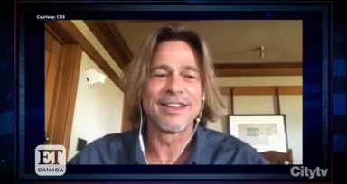 Brad Pitt surpreende trabalhador na linha da frente em direto 