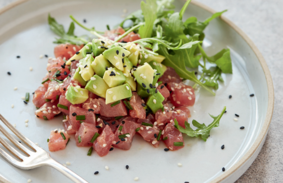 Receita de tártaro de atum com abacate, por Gordon Ramsey