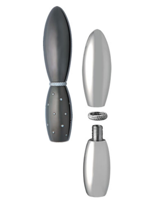 O vibrador mais caro do mundo, uma jóia em forma de pénis em ouro branco e diamantes     