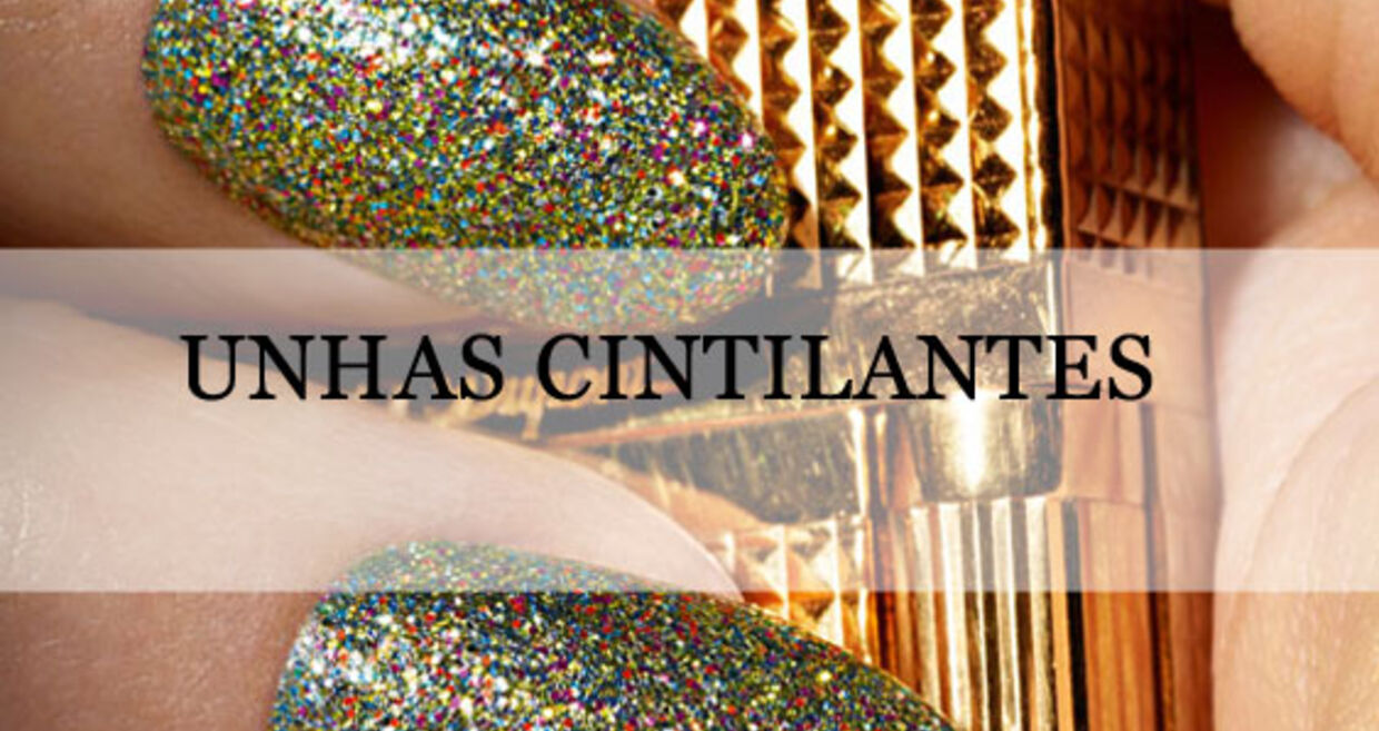 Unhas cintilantes