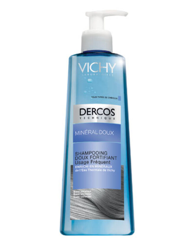 Dercos Champô suave fortificante, Vichy.