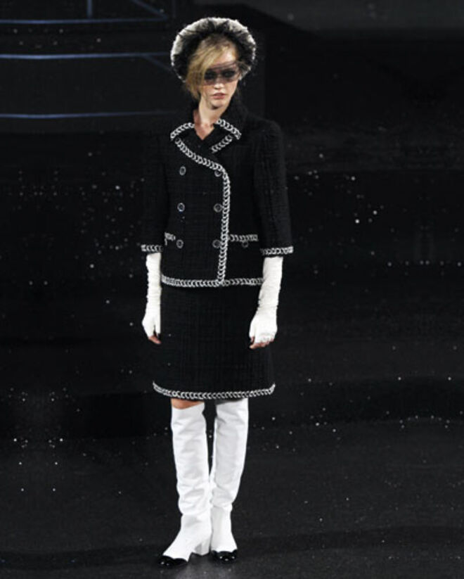Imagem do desfile da Chanel.