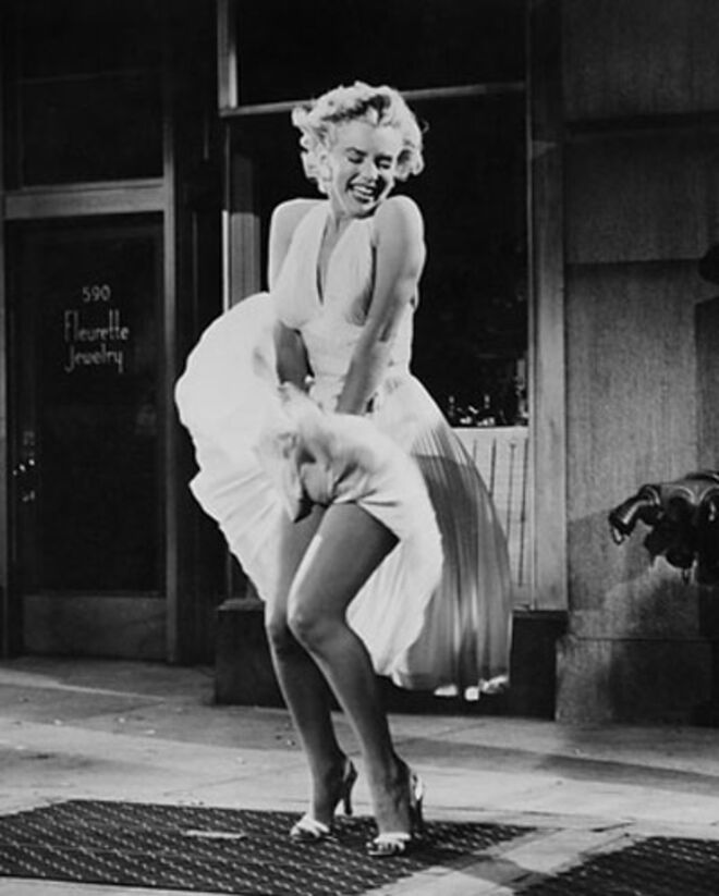 Monroe em O Pecado Mora ao Lado