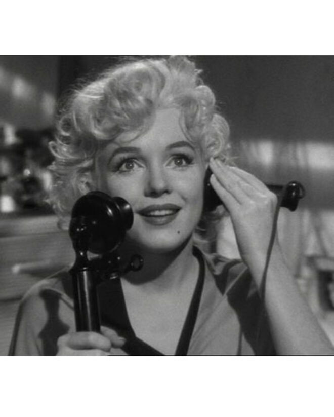 Marilyn Monroe numa das cenas de Quanto Mais Quente Melhor  