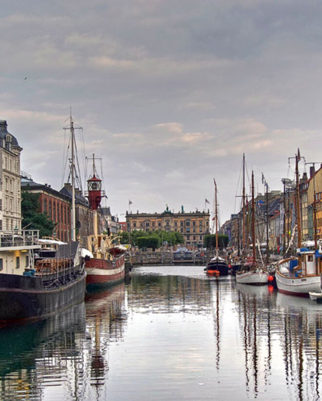 Porto Nyhavne, vista do canal.
