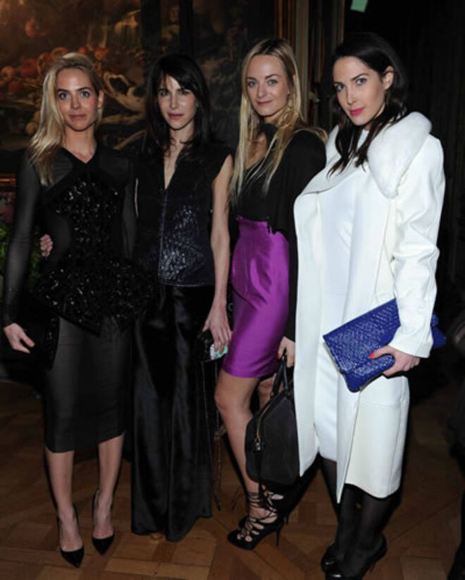 As irmãs Courtin-Clarins espalharam charme e beleza.