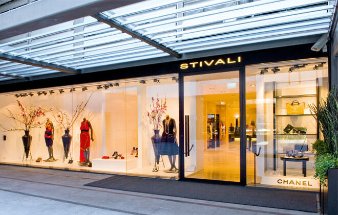 Stivali na Avenida do luxo