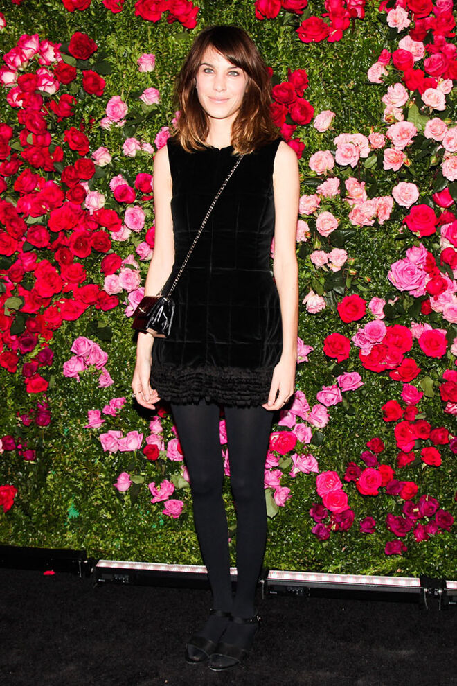A apresentadora e modelo Alexa Chung.