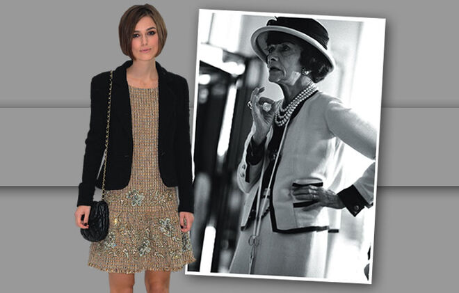 O pequeno casaco preto Chanel