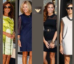 Glamour nacional em tarde de inauguração