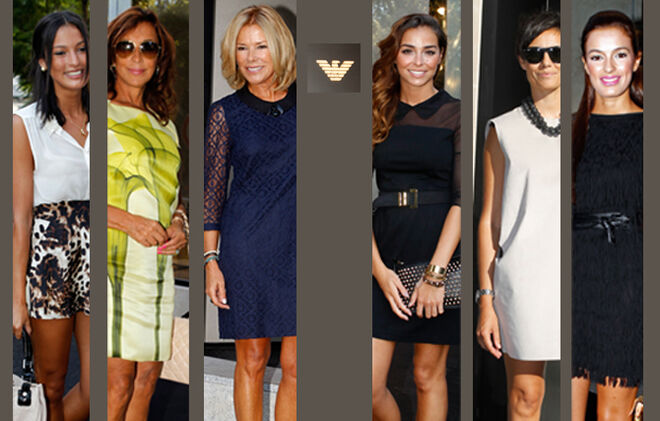 Glamour nacional em tarde de inauguração