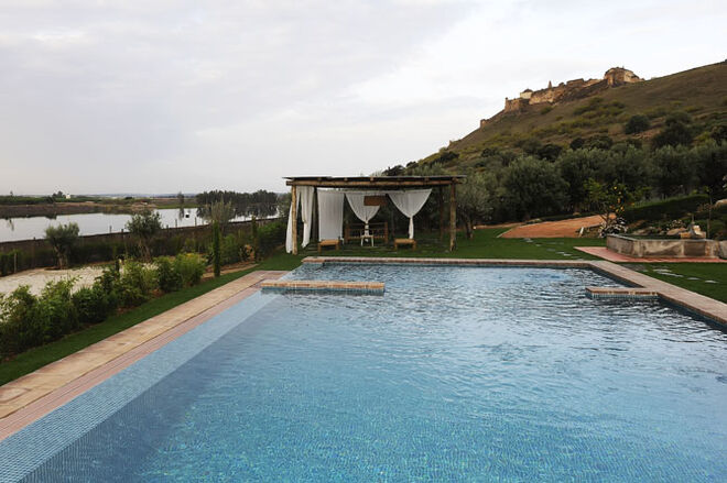 Do Castelo de Juromenha o rio Guadiana a transformar-se no grande lago ? Alqueva