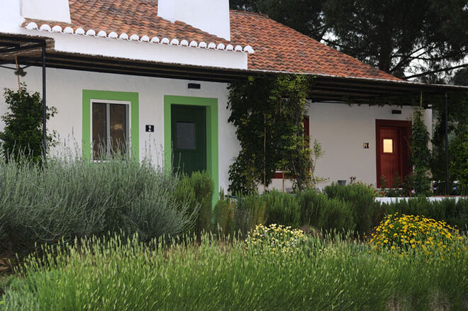 Uma das casas da propriedade