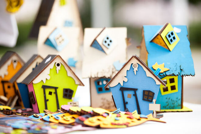 Algumas das peças de artesanato à venda