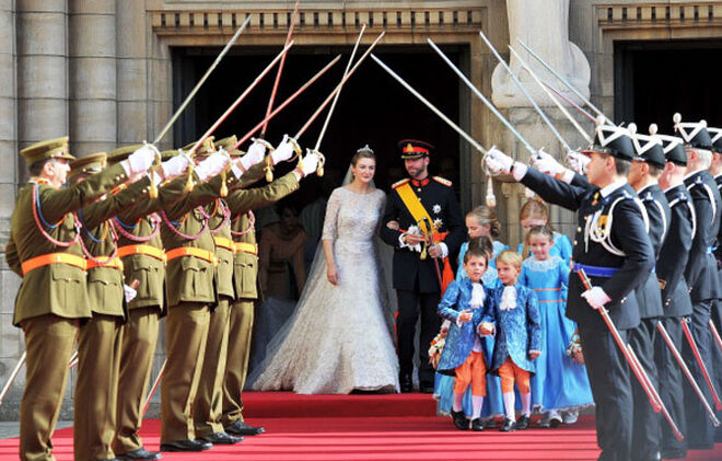 Realeza em festa no casamento do Luxemburgo