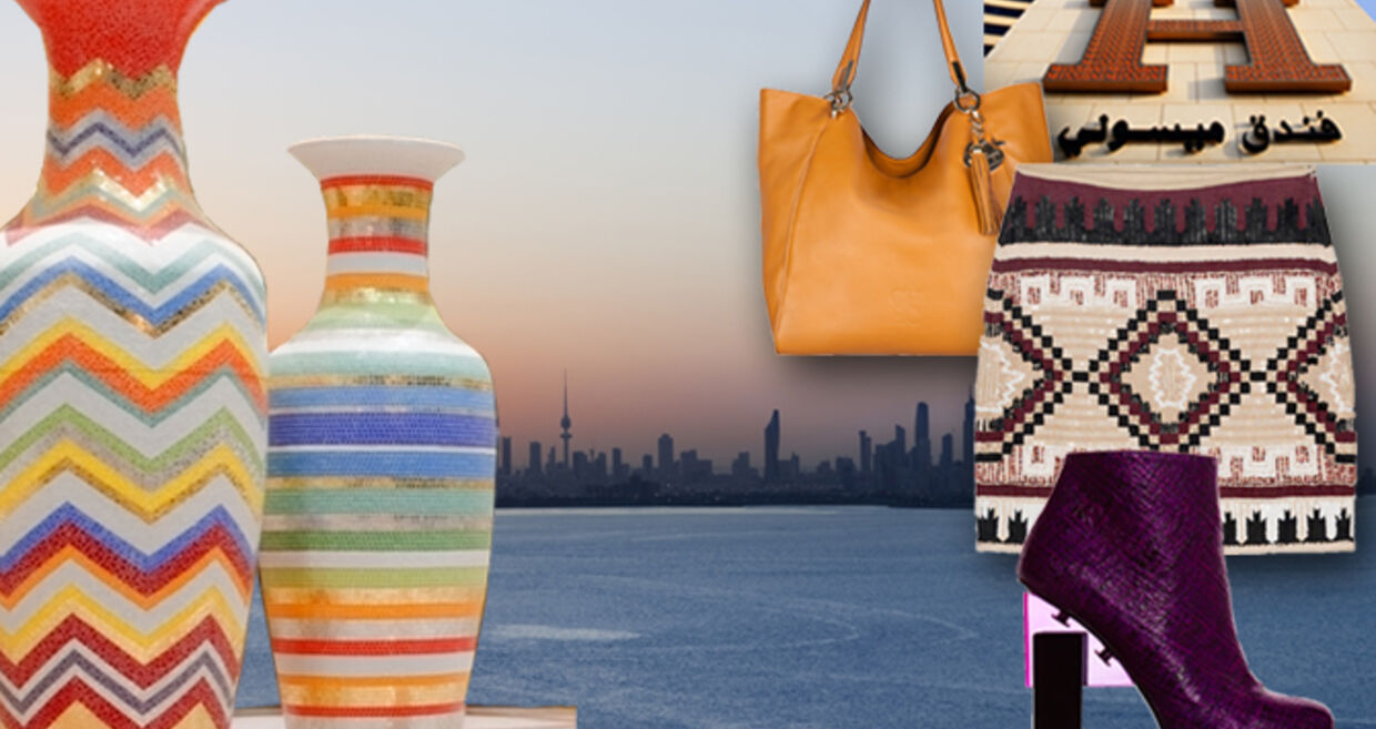 De malas feitas para... Missoni no Kuwait