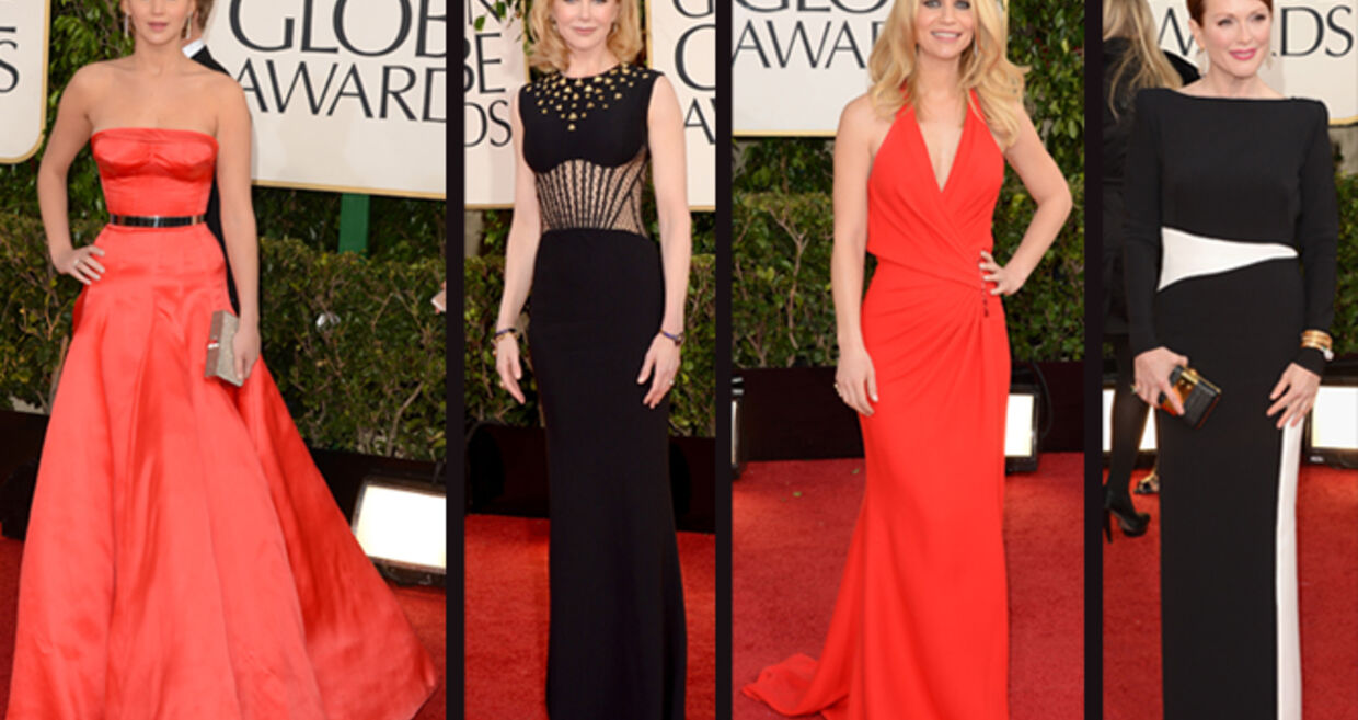 Globos de Ouro 2013: Festa a vermelho e negro