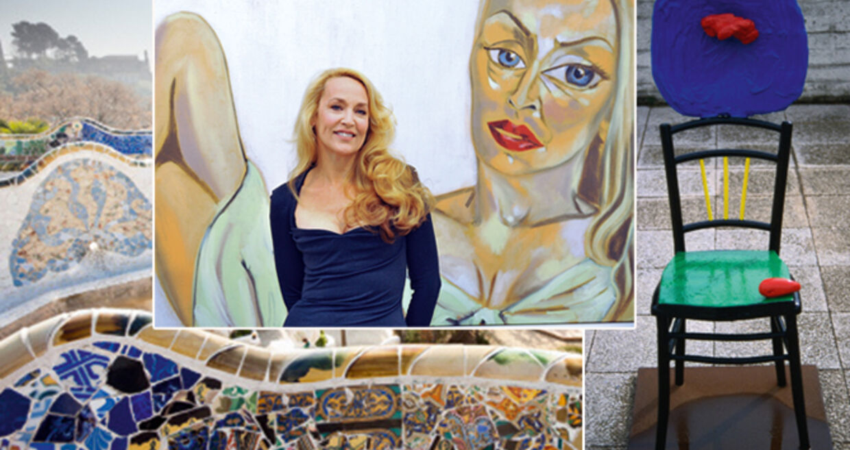 Barcelona pela mão de Jerry Hall