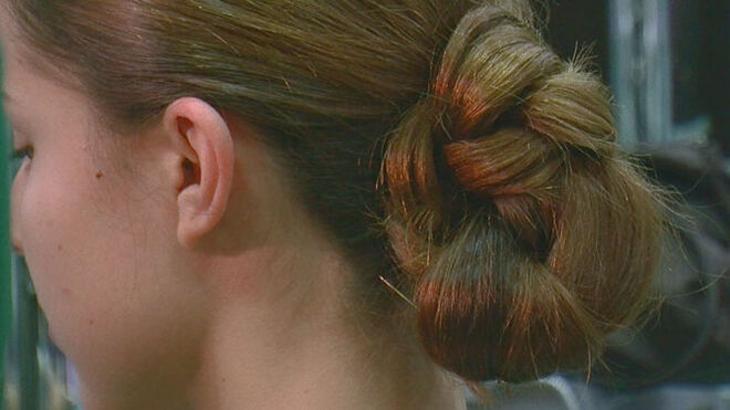 Prender o apanhado com ganchos para que não se solte