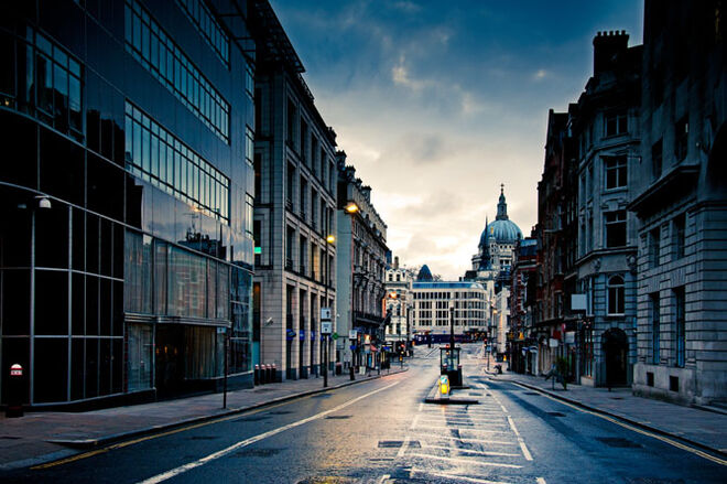 Londres: o local onde vive atualmente.