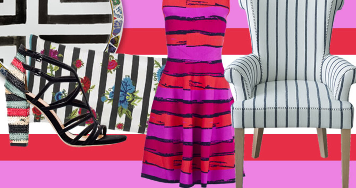 Riscas na moda e decoração