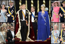 Realeza em festa com os novos reis da Holanda