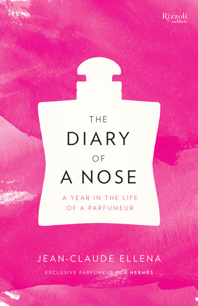 Livro The Diary of a Nose, a Year in the Life of a Parfumeur, de Jean-Claude Ellena, perfumista exclusivo da marca.