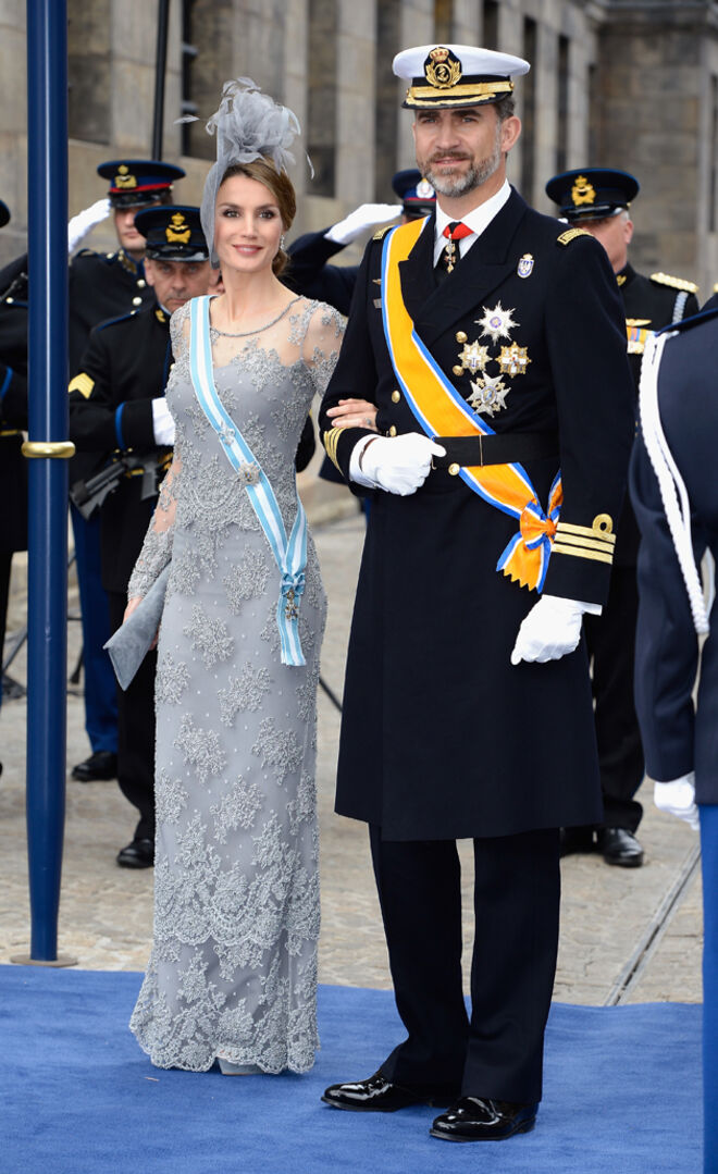 Príncipes herdeiros de Espanha Felipe e Letizia.
