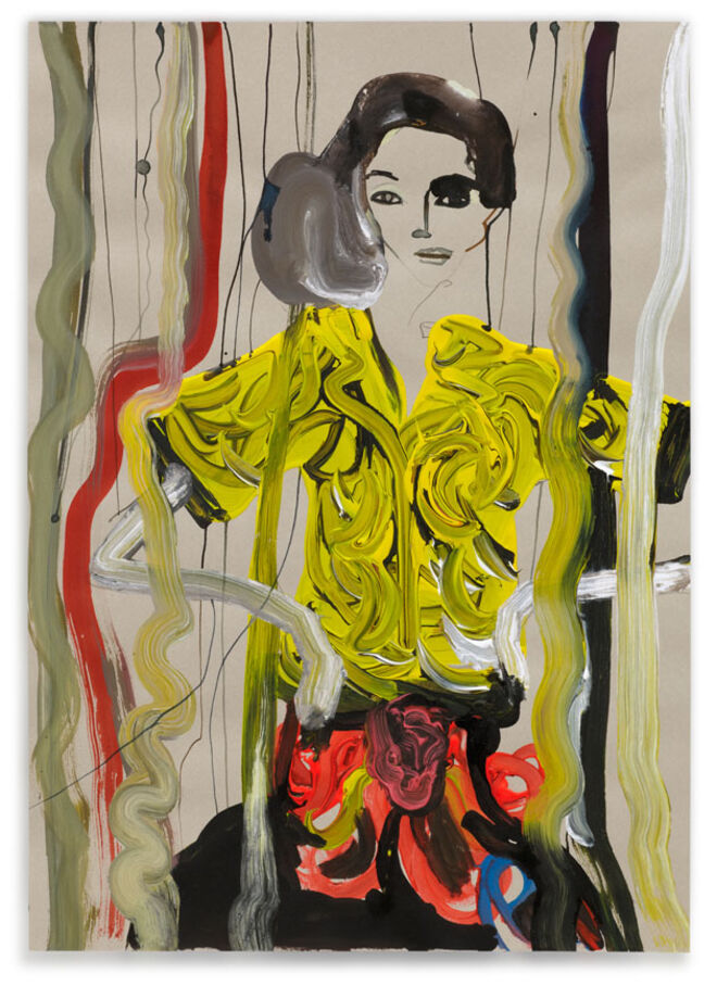 Cortesia da Fashion Illustration Gallery