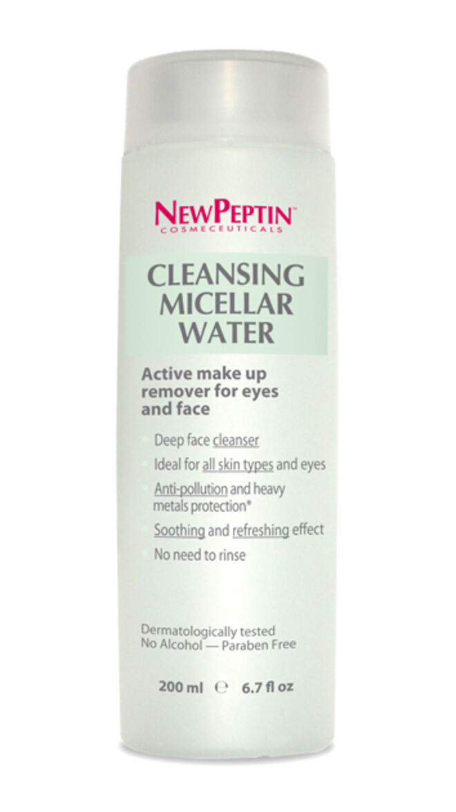 O que fazer? Cleasing Micellar Water, NewPeptin Cosmeceuticals (?16,90).